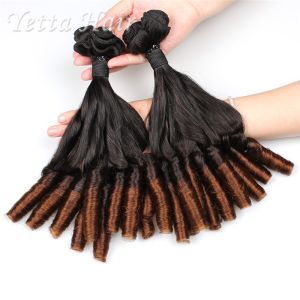 China Professional Unprocessed Funmi Virgin Hair 16 Inch Ombre Spiral Curl on sale
