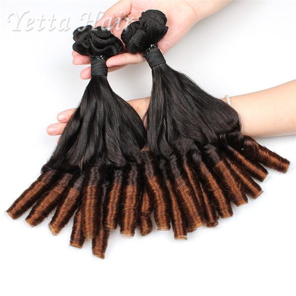 Buy Professional Unprocessed Funmi Virgin Hair 16 Inch Ombre Spiral Curl at wholesale prices