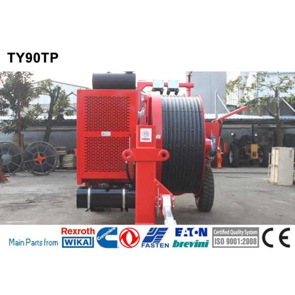 Buy Hydraulic Puller Tensioner Conductor Reel Stands Working With Tensioner/Puller at wholesale prices