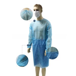 China Medical Breathable 35g Disposable Theatre Gowns on sale