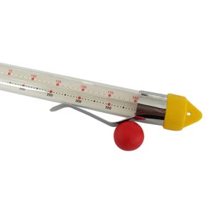 Transparent Glass Candy Deep Fry Thermometer 210mm Length Instant read