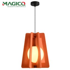 Custom Modern Acoustic Panels Pendant Lighting Felt Lampshade Chandelier with