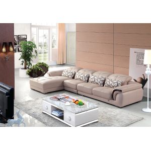 Quality modern geniune leather home sectional sofa furniture for sale