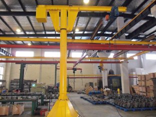 BX - Z - 250kg Movable Jib Cranes / Jib Boom Crane With 360 Degree Rotation
