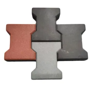 China 24 Rubber Flooring Mat Ring Hollow Pattern Free Samples Available on sale