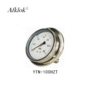 China Vibration - Proof Gas Pressure Test Gauge Back Connection Flush Mounting on sale