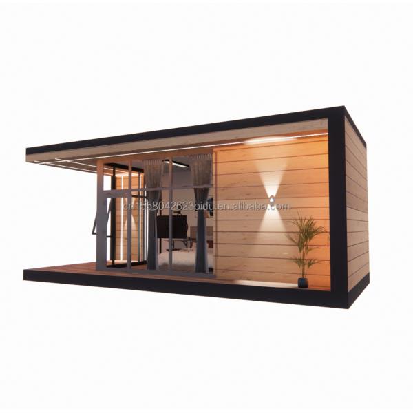 30ft Prefabricated Wooden Glass House Sunshine House Container Prefabricated Container