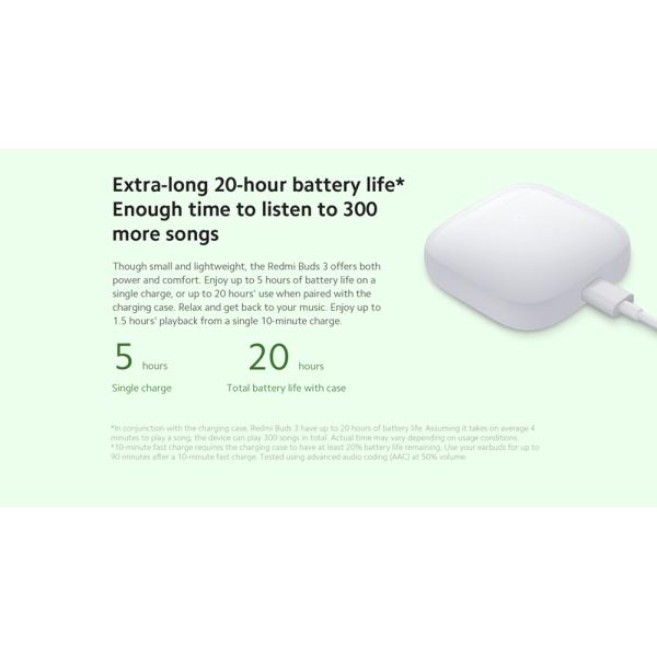 Global version Xiaomi Redmi Buds 3 Noise Cancellation Earbuds QCC Original TWS Wireless Earphone Headset