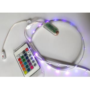 USB 3.7V Rechargeable Waterproof Led Strip Lights With Remote Control