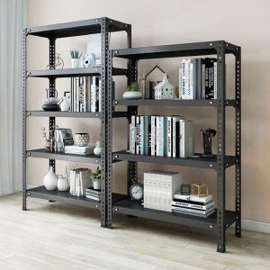 China Light Duty Warehouse Storage Shelf Steel Metal Boltless Rack Garage Adjustable Shelves on sale