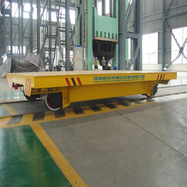 rail powered automatic track transfer trolley