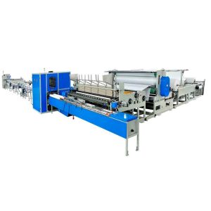 Plc Programm Control Full Automatic Toilet Paper Rewinding Machine
