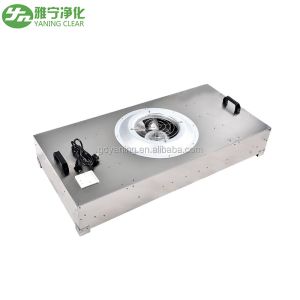 YANING FFU Fan Filter Unit Powder Coated Steel Material for Cleanroom Ceiling