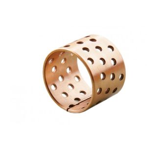 Homogeneous Bronze Bushing With Perforated Flange