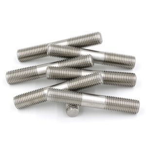 Headless Stud Double End Threaded Rod Customized Material Machine Screw