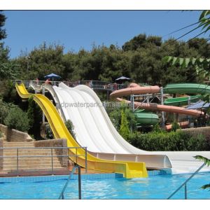 Water Park Manufacturer Fiberglass Swimming Pool Slides Project Popular