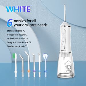 China Multi Pik IPX7 Professional Portable Electric Dental Irrigator Oral 400ml Floss Water Flosser with Long-lasting Battery on sale