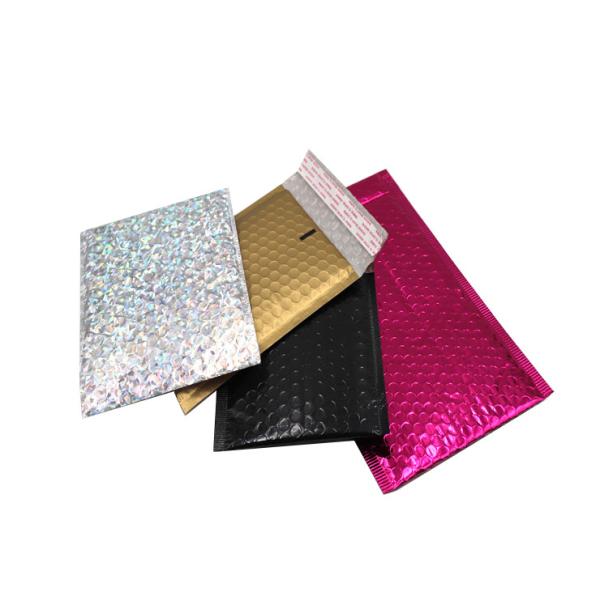 Buy Shockproof Padded Packaging Courier Metallic Bubble Mailer at wholesale prices