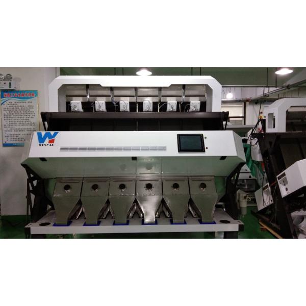 Buy 6 Chutes Pumpkin Color Sorting Machines High frequency Solenoid Valve at wholesale prices