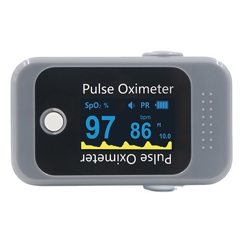 Buy Fingertip Type Blood Oxygen Saturation Monitor OLED Display Quickly Test at wholesale prices