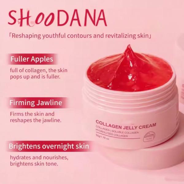 Collagen Jelly Super Lightening Korean Gel Face Cream Pink Face Gel Cream