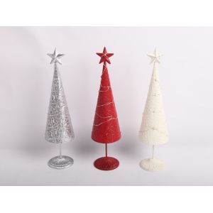 Christmas Tree Ornament Indoor and Outdoor Decorations Iron Art Metal Bright