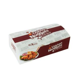 Paper Togo Fried Chicken Boxes Food Packaging Lunch Box Personalised