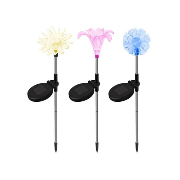 Buy Color Solar Powered Decorative Light , IP44 Garden Solar Stake Lights With Dandelion at wholesale prices