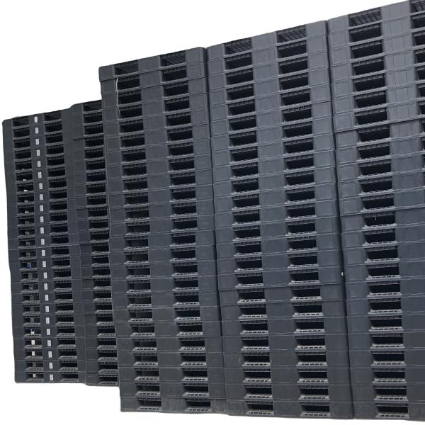 Buy Euro Pallet Heavy Duty Double Sides HDPE Large Stackable Reversible Plastic Pallet at wholesale prices