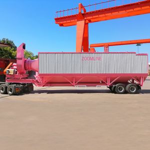 coal burner 120T/H 1500kg/Batch Mobile Asphalt Mixing Plant