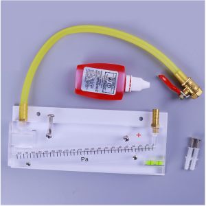 Red Oil Micro Inclined Tube Manometer Fire Protection Engineering 196mm*84mm