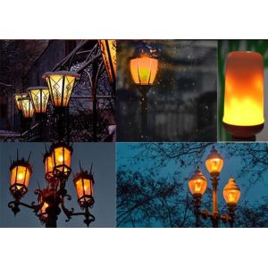 LED Flame Bulb 2016 hot selling cheap led bulb,3w 5w 7w 9w 12w plastic led light