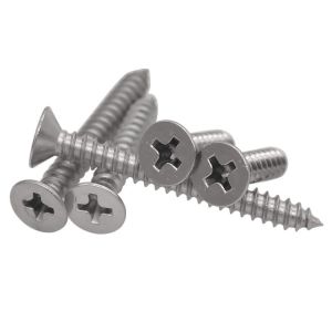 OEM ODM Self Tapping Screws 120 Degree Flat Lock Screws