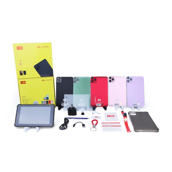 C idea 7 Inch Tablet PC with 6+128GB Storage 5+8MP 1024*600 Touchscreen Android
