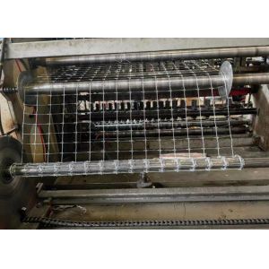 Heavy Duty Fixed Knot Square Deer Mesh Fence Corrosion Resistance Easy