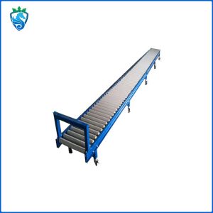 Aluminum Profile Roller Conveyor Cargo Transport Anodized Aluminum