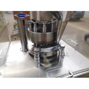 Stainless Steel Rotary Tablet Compression Machine With Maximum Tablet Thickness