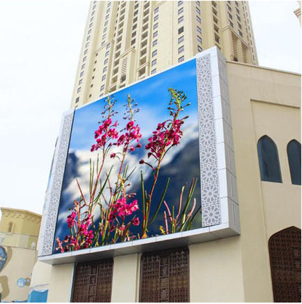 P10 RGB Outdoor Fixed LED Display SMD 3535 for shopping center