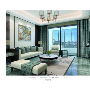 Thick Blackout Curtains Modern High Shading fabric drapery for Bedroom Living