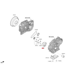815002400 Oil Pump Assembly Of Hyundai Kia C0gf1 Cvt Transmission.