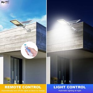Onsite Metering Lighting Solutions 1200W LED Solar Street Light 10000LM Dusk to