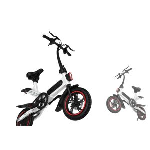 Collapsible Electric Powered Bicycles , City E Cycle Lightweight Foldable Bike