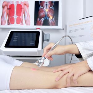 High Power Laser Physical Therapy Instrument. Medical Instruments for Pain