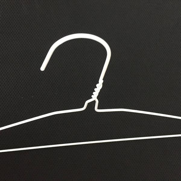 Buy Disposable White Wire Hangers Diameter 2.5mm Environmental Protection at wholesale prices