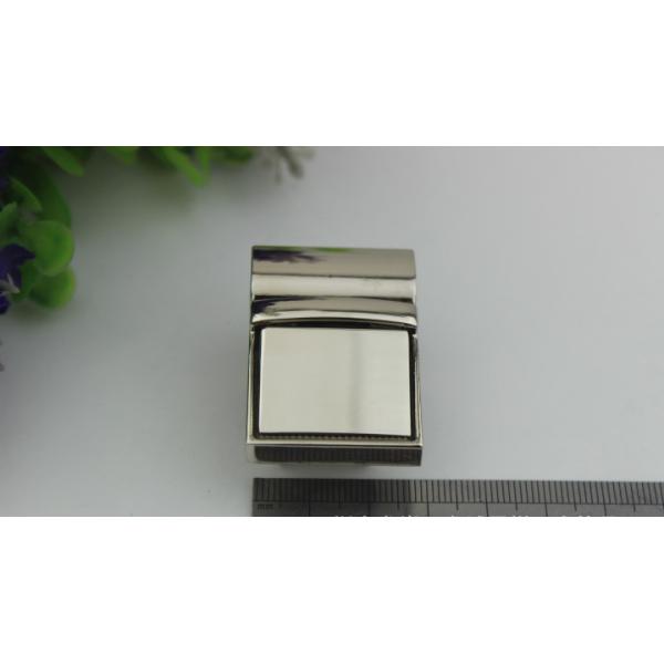 Hot selling die casting zinc alloy nickel/gold handbag press push locks