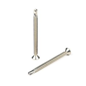 Flat Head Phillips 50mm Self Drilling Screws Tek Lag Bolts Stainless Steel