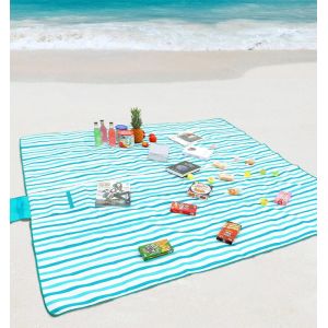 Extra Large Foldable Packable Picnic Blanket 200 x 200cm