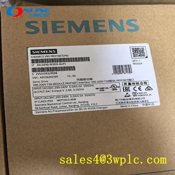 Buy 6SL3210-5FB10-4UF1 SIEMENS SINAMICS V90  Servo Drive at wholesale prices