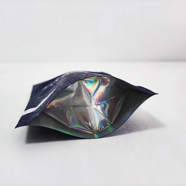 Reusable ziplockk Aluminum Foil Tear Notch Stand Up Food Storage Mylar Bags