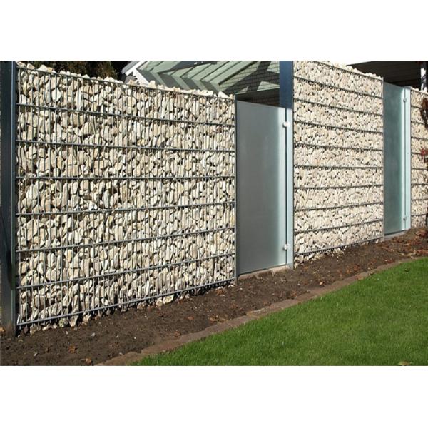 50x50mm Welded Wire Gabions Mattress / Welded Gabion Stone Cage Box